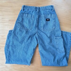 Vans Wide Leg Denim Jeans - Light Wash, Size 24
